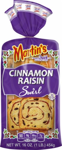 Martin's Cinnamon Raisin Swirl Potato Bread Perspective: front