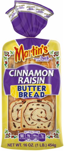 Martin's Cinnamon Raisin Butter Bread Perspective: front
