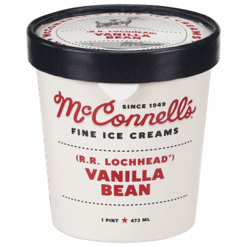 McConnell's® Vanilla Bean Ice Cream Pint Perspective: front