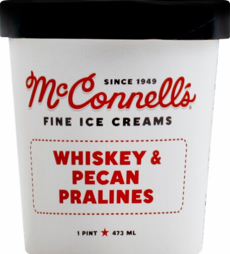 McConnell's Whiskey/Pecan Pralines Ice Cream Perspective: front