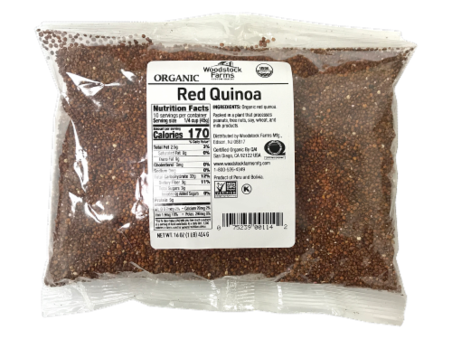 Woodstock Farms Organic Red Quinoa Perspective: front