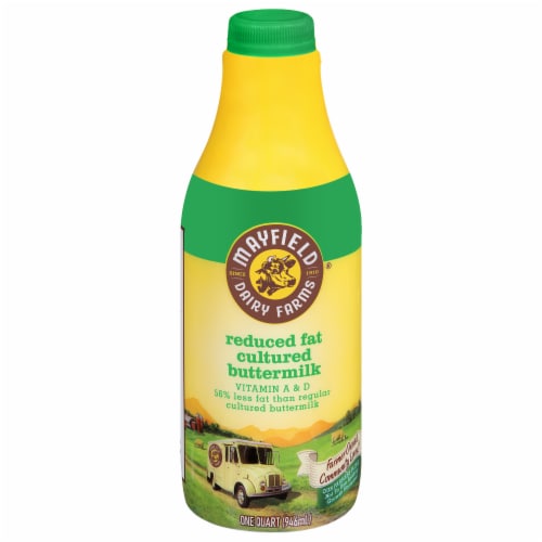 Mayfield Cultured 1.5% Reduced Fat Buttermilk Perspective: front