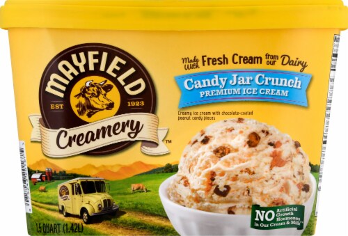 King Soopers Mayfield Candy Bar Crunch Ice Cream 1 5 Qt
