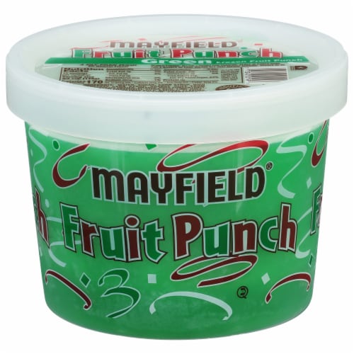 Mayfield Green Frozen Fruit Punch Sherbet Perspective: front