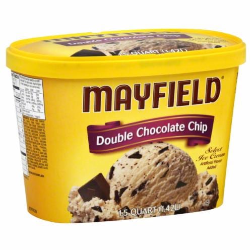Mayfield Double Chocolate Chip Ice Cream Perspective: front