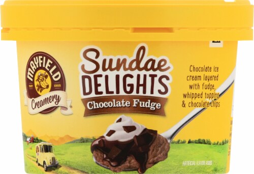 Ralphs Mayfield Sundae Delights Chocolate Fudge Ice Cream 6 Fl Oz