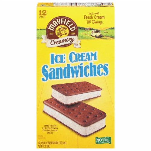 Mayfield Creamery Ice Cream Sandwiches Perspective: front