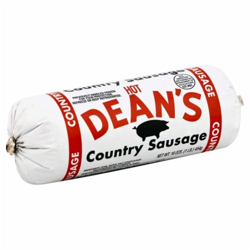 Dean's Hot Country Sausage Perspective: front