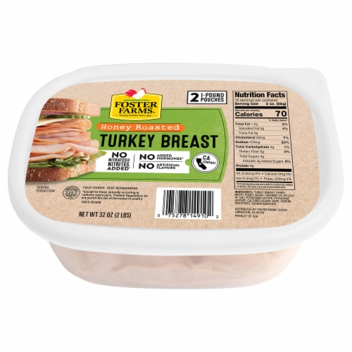 Oven Roasted White Turkey Deli Meat - 16 oz. - Products - Foster Farms