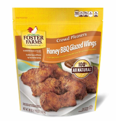Foster Farms® Honey BBQ Wings Perspective: front