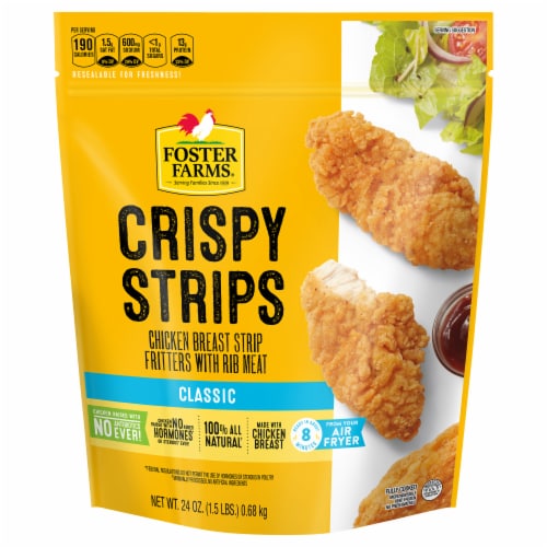 Foster Farms Classic Crispy Strips Perspective: front
