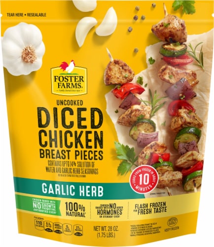 Foster Farms® Saute Ready Garlic Herb Chicken Perspective: front