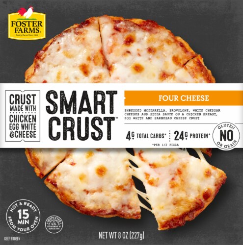 Foster Farms Smart Crust Four Cheese Frozen Pizza Perspective: front