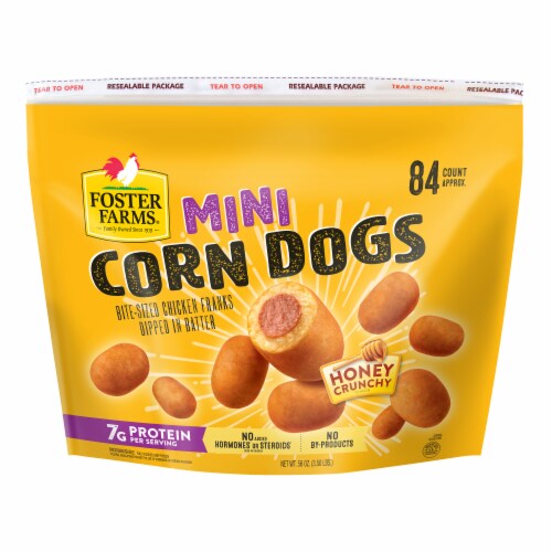 Foster Farms Mini Chicken Corn Dogs Perspective: front