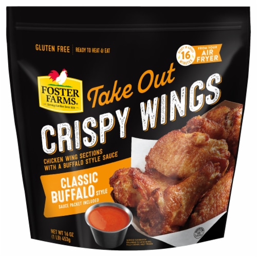 Foster Farms Take Out Crispy Chicken Wings Classic Buffalo Style