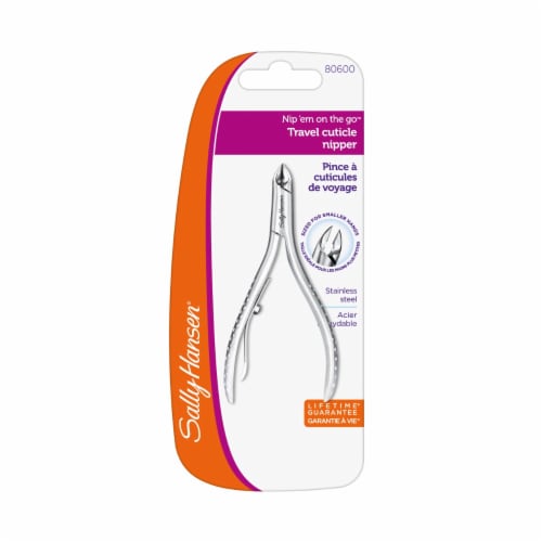 Sally Hansen Nip 'Em On The Go Travel Cuticle Clippers Perspective: front