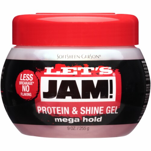 Let's Jam! Mega Hold Protein Styling Gel Perspective: front