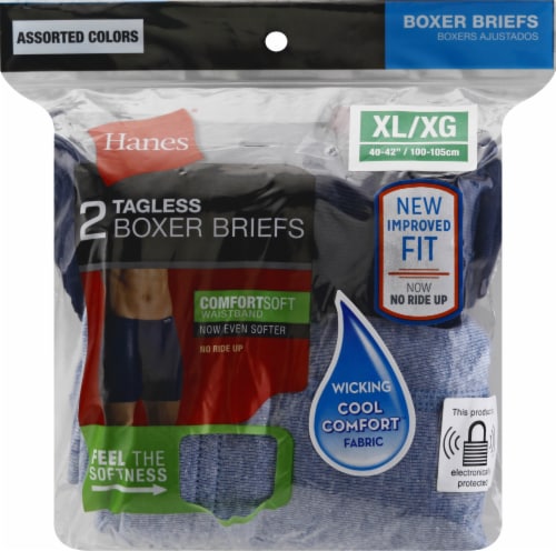 Hanes® Tagless Boxer Briefs Perspective: front