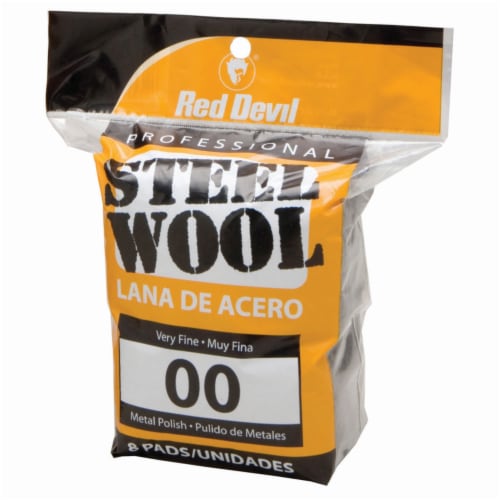 Red Devil® Professional Steel Wool Pads Perspective: front