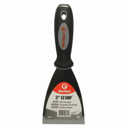 Red Devil® EZ Grip Stiff Wall Scraper - Black Perspective: front