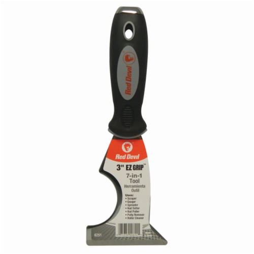 Red Devil® EZ Grip 7-in-1 Multi-Purpose Painters Tool - Black Perspective: front