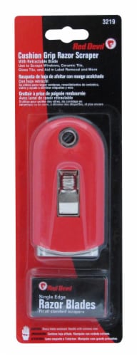 Red Devil Cushion Grip Razor Scraper Perspective: front
