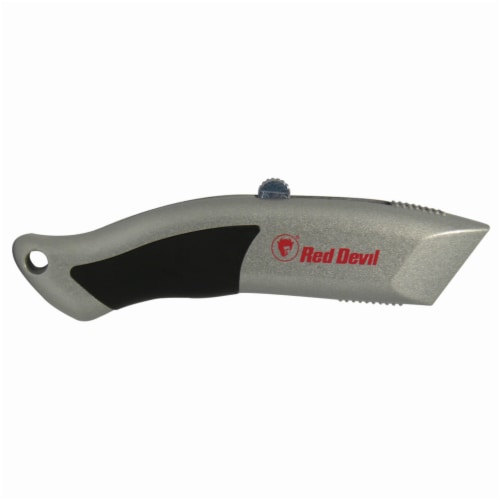 Red Devil Tuf-Kut Auto Load Utility Knife - Gray Perspective: front