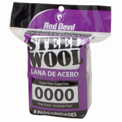 Red Devil® Professional Steel Wool Pads Perspective: front
