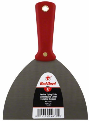 Red Devil® Red/Black 4800 Series Flex Taping Knife Perspective: front