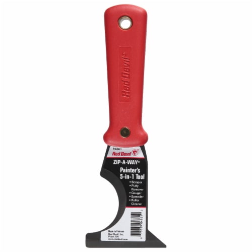 Red Devil 4800 Series 5-In-1 Painter's Tool - Red/Silver Perspective: front