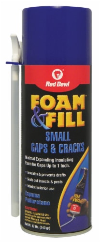 Red Devil® Foam & Fill™ Small Gaps and Cracks Sealant Perspective: front