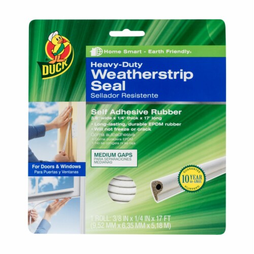 Duck® Heavy-Duty Weatherstrip Seal Perspective: front