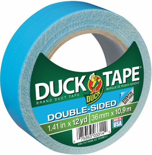 Duck® Double Sided Duct Tape - Blue Perspective: front