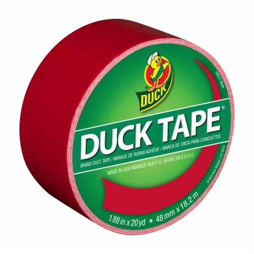 Duck Tape® Wide Red Tape Perspective: front