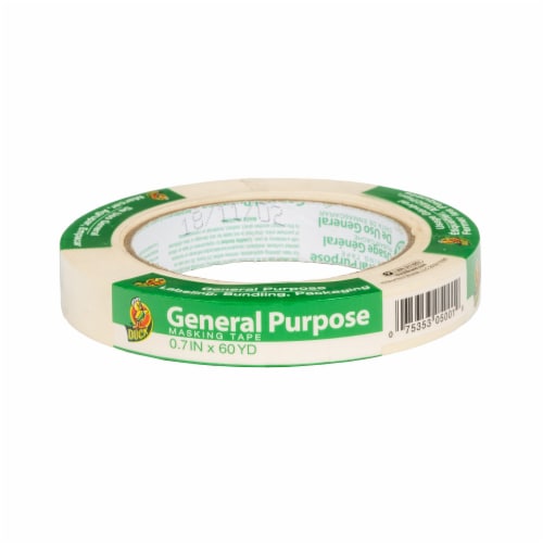 Duck® Brand General Purpose Masking Tape - Tan Perspective: front