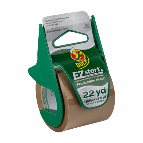 Duck® EZ Start Packaging Tape and Dispenser Perspective: front