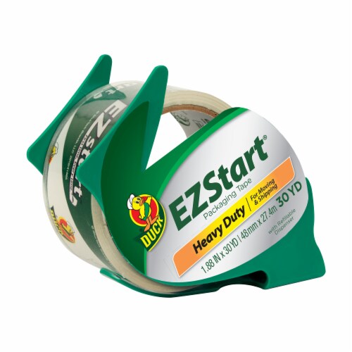 Duck® Brand EZ Start Packaging Tape and Refillable Dispenser - 0.75 Inch x 30 Yard Perspective: front