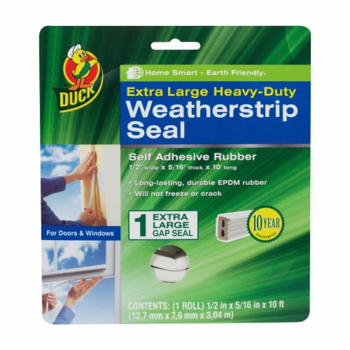 Duck® Extra Large Heavy Duty Weatherstrip Seal Perspective: front