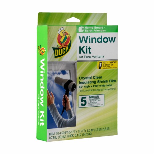 Duck® Shrink Film Indoor Window Insulation Kit - 5 Pack Perspective: front