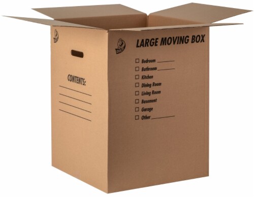 Duck Kraft Moving and Storage Box - Brown Perspective: front