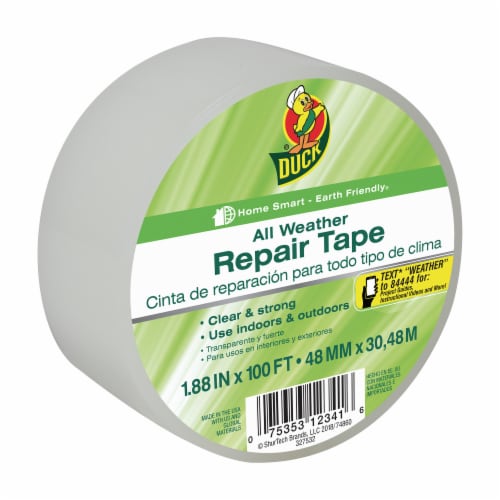 Duck® All Weather Repair Tape - Clear Perspective: front