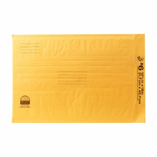 Duck® Kraft Bubble Mailer Perspective: front