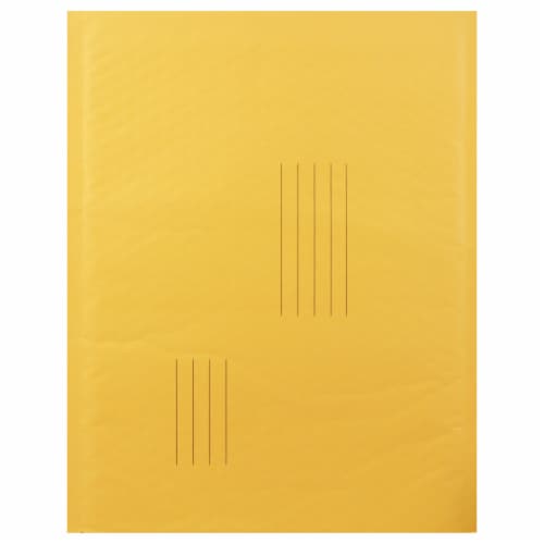 Duck® Kraft Bubble Mailer Envelope - Yellow Perspective: front