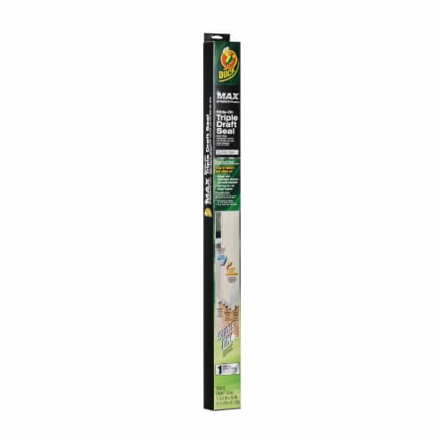 Duck® MAX Triple Draft Seal - Clear Perspective: front