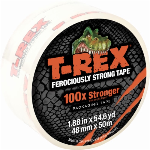 T-Rex® Packaging Tape - Clear Perspective: front