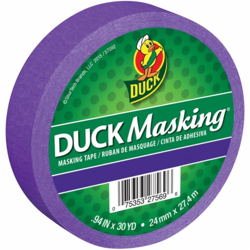 Duck® Masking Tape - Purple Perspective: front