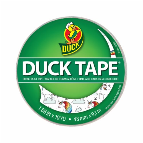 DUCK Unicorn Print Tape - 10 yds Perspective: front