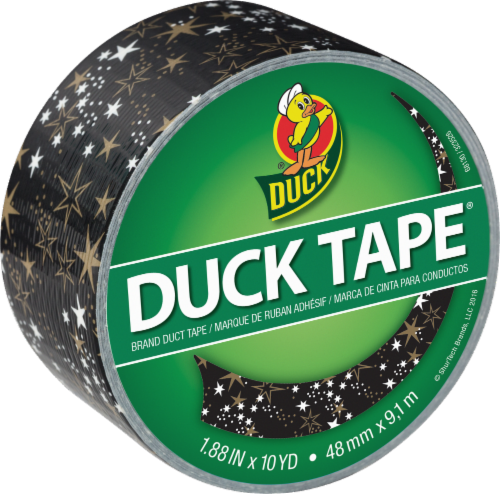 Duck® Metallic Star Duct Tape - Gold Perspective: front