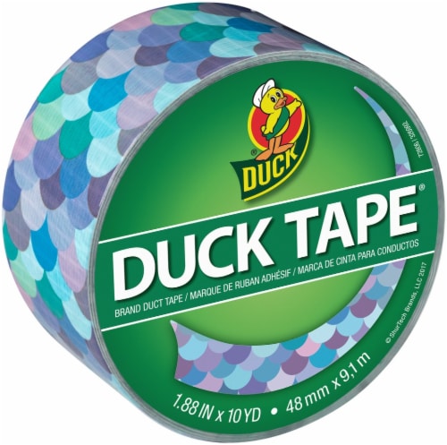 Duck® Patterned Duct Tape - Mermaid Perspective: front