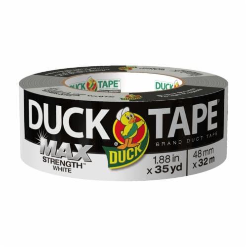 Duck Tape® Max Strength™ Duct Tape - White Perspective: front